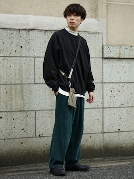 「Hint&Wit（ヒントアンドウィット）のアイテム」を使った、junさん（メンズ・171cm）の秋コーディネート