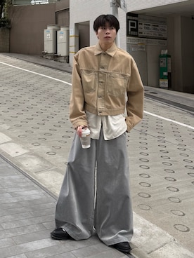 junさん（メンズ・171cm）の冬コーディネート