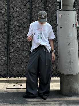 「Hender Scheme（エンダースキーマ）のアイテム」を使った、junさん（メンズ・171cm）の夏コーディネート