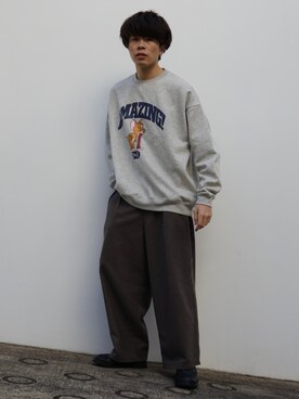 「PUBLUX（パブリュクス）のアイテム」を使った、junさん（メンズ・171cm）の冬コーディネート