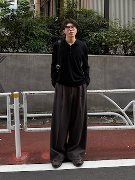 「アイテム（その他、ブルー系）」を使った、junさん（メンズ・171cm）の秋コーディネート