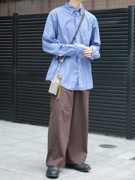 「Hint&Wit（ヒントアンドウィット）のアイテム」を使った、junさん（メンズ・171cm）の秋コーディネート