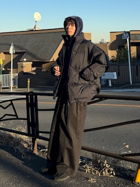 「アイテム（ブルゾン）」を使った、junさん（メンズ・171cm）の冬コーディネート