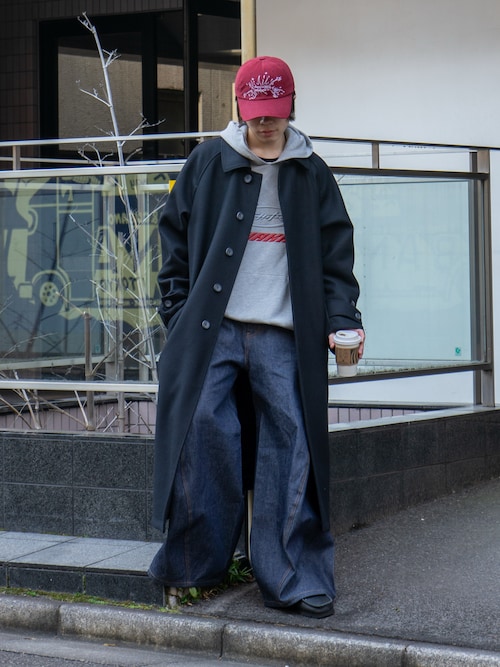 UNISEX》Super140s Prime-Over Melton Balmachan Coat/プライム