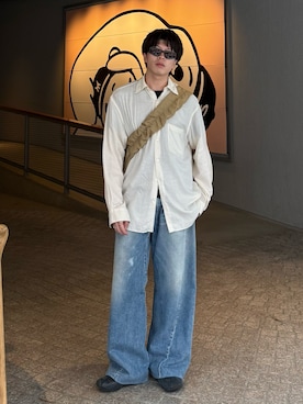 「TANAKA（タナカ）のアイテム」を使った、junさん（メンズ・170cm）の夏コーディネート
