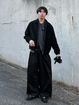 junさん（メンズ・171cm）の冬コーディネート