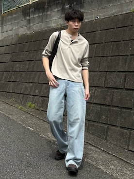 junさん（メンズ・170cm）の春コーディネート