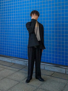 「JULLIN（ユリン）のアイテム」を使った、junさん（メンズ・171cm）の秋コーディネート