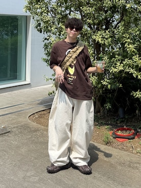 「アイテム（デニムパンツ）」を使った、junさん（メンズ・171cm）の秋コーディネート