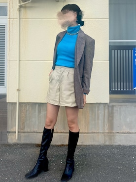 「THROW by SLY（スローバイスライ）のアイテム（ジャケット/アウター）」を使った、ささん（レディース・170cm）の冬コーディネート