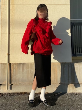 ささん（レディース・170cm）の冬コーディネート