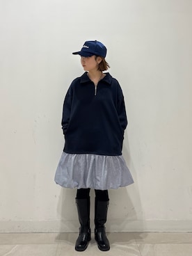 MOMOKAさん（レディース・154cm）の冬コーディネート