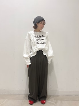 MOMOKAさん（レディース・154cm）の冬コーディネート