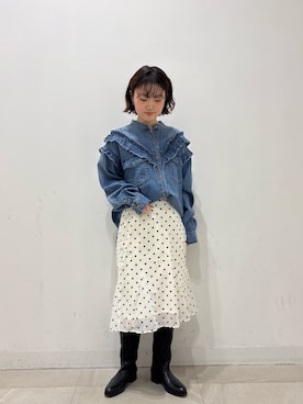 MOMOKAさん（レディース・154cm）の春コーディネート