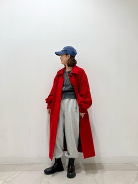 MOMOKAさん（レディース・154cm）の冬コーディネート