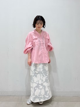 「ROSE BUD（ローズバッド）のアイテム」を使った、MOMOKAさん（レディース・154cm）の冬コーディネート