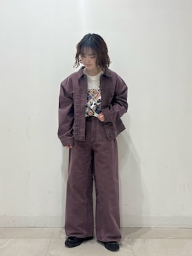 MOMOKAさん（レディース・154cm）の冬コーディネート