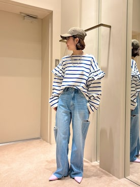 MOMOKAさん（レディース・154cm）の春コーディネート