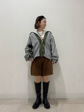 MOMOKAさん(レディース・154cm)の冬コーディネート