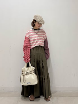 MOMOKAさん（レディース・154cm）の冬コーディネート