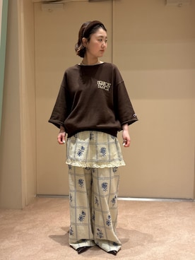 MOMOKAさん（レディース・154cm）の春コーディネート