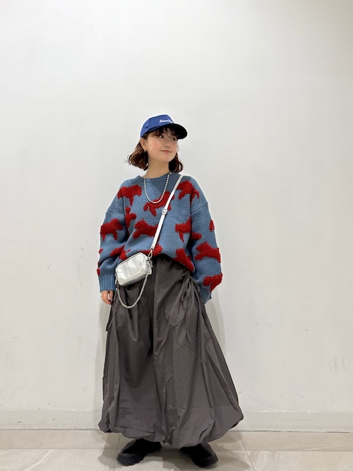 ROSE BUD（ローズバッド） ニット セーター MOTIF JACQUARD KNIT