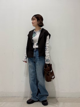 MOMOKAさん（レディース・154cm）の冬コーディネート