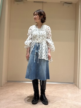 MOMOKAさん（レディース・154cm）の春コーディネート