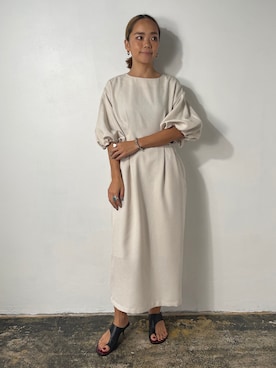 「EUCLAID（エウクレイド）のアイテム（ワンピース/ドレス）」を使った、88kmrkyさん（レディース・160cm）の冬コーディネート