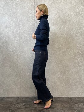 「EUCLAID（エウクレイド）のアイテム（パンツ）」を使った、88kmrkyさん（レディース・160cm）の春コーディネート