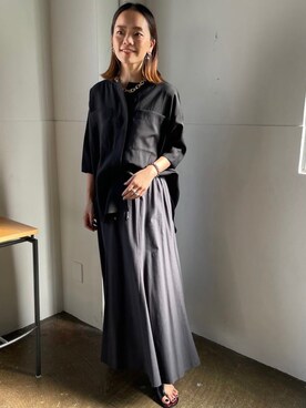 「EUCLAID（エウクレイド）のアイテム」を使った、88kmrkyさん（レディース・160cm）の夏コーディネート