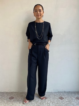 「卒業式」｜88kmrkyさん（レディース・160cm）の冬コーディネート