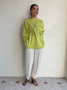 「EUCLAID（エウクレイド）のアイテム」を使った、88kmrkyさん（レディース・160cm）の春コーディネート