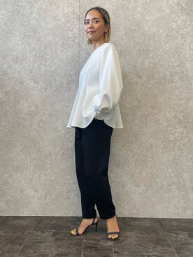 「EUCLAID（エウクレイド）のアイテム（パンツ）」を使った、88kmrkyさん（レディース・160cm）の冬コーディネート