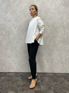 「EUCLAID（エウクレイド）のアイテム（Tシャツ/カットソー）」を使った、88kmrkyさん（レディース・160cm）の冬コーディネート