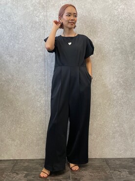 「EUCLAID（エウクレイド）のアイテム（オールインワン・サロペット）」を使った、88kmrkyさん（レディース・160cm）の春コーディネート