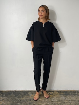 「パール」｜88kmrkyさん（レディース・160cm）の冬コーディネート