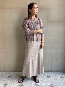 「EUCLAID（エウクレイド）のアイテム」を使った、88kmrkyさん（レディース・160cm）の夏コーディネート