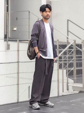 「ATTACHMENT（アタッチメント）のアイテム」を使った、SHUさん（メンズ・170cm）の夏コーディネート