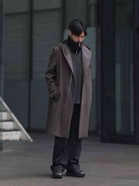 SHUさん（メンズ・170cm）の冬コーディネート