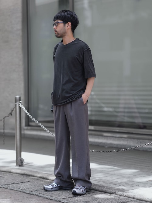 PE カルゼ 1タック トラウザーズ / PE KERSEY 1TUCK TROUSERS