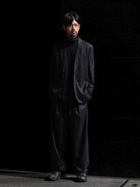 「アイテム（Tシャツ/カットソー）」を使った、SHUさん（メンズ・170cm）の秋コーディネート