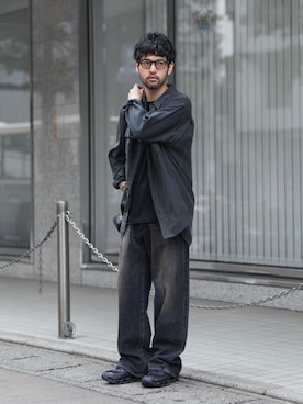 「stein（シュタイン）のアイテム」を使った、SHUさん（メンズ・170cm）の夏コーディネート