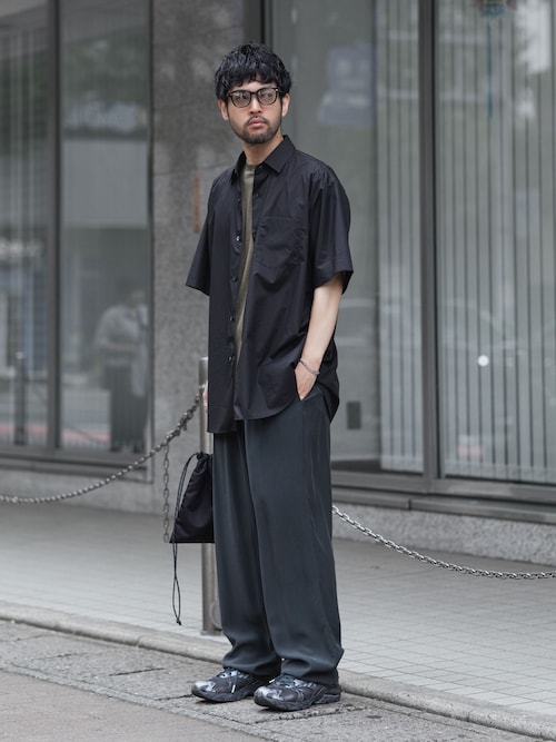 CU/RY フィブリルタフタ イージートラウザーズ / CU/RY FIBRIL TAFFETA EASY TROUSERS