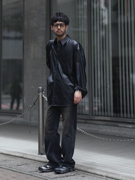 「stein（シュタイン）のアイテム」を使った、SHUさん（メンズ・170cm）の夏コーディネート