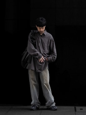 「stein（シュタイン）のアイテム」を使った、SHUさん（メンズ・170cm）の夏コーディネート