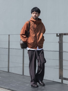 「ATTACHMENT（アタッチメント）のアイテム」を使った、SHUさん（メンズ・170cm）の春コーディネート