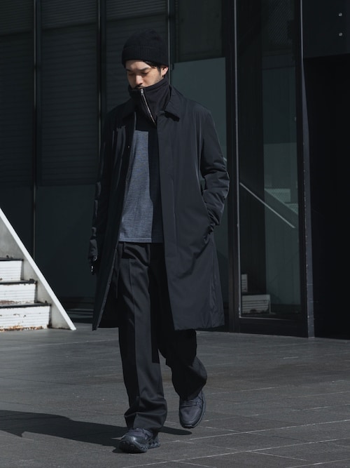 セール】NY 2レイヤー ストレッチパディング バルマカンコート / NY