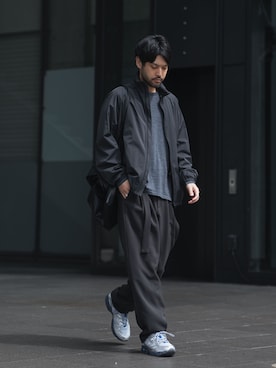 「アイテム（ブルゾン）」を使った、SHUさん（メンズ・170cm）の秋コーディネート