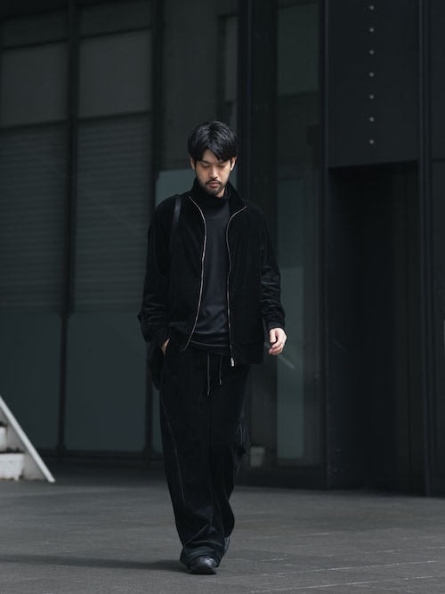 CO/PE ベロア ジャージートラックジャケット/ CO/PE VELOR JERSEY CO/PE ベロア ジャージートラックジャケット/ CO/PE VELOR JERSEY